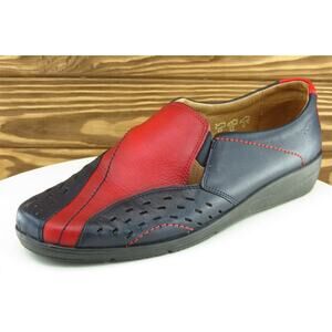 Rohde Size 8 M Black‎ Loafer Shoes Leather Women 5148